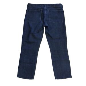 J. CREW FACTORY STRETCH TOOTHPICK CROPPED BLUE DENIM JEANS SIZE 31